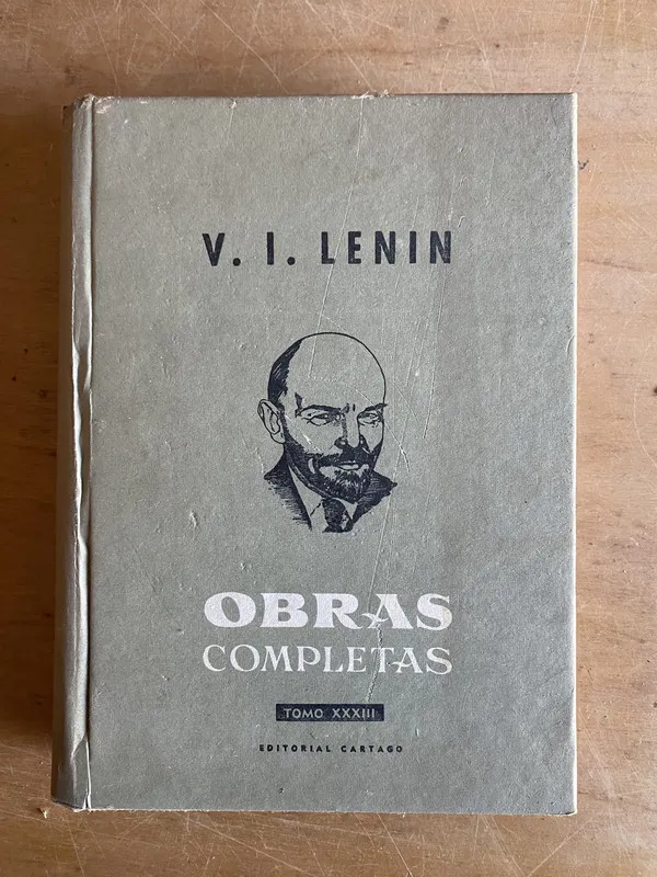 Tapa de Obras Completas xxxiii - Lenin, (3e3)