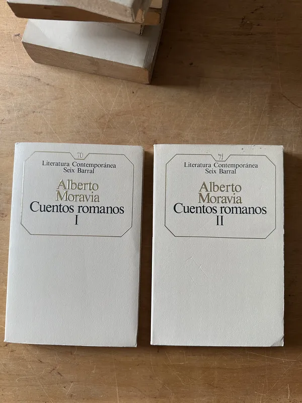 Cuentos Romanos (2 tomos) - Moravia, Alberto (3f2)
