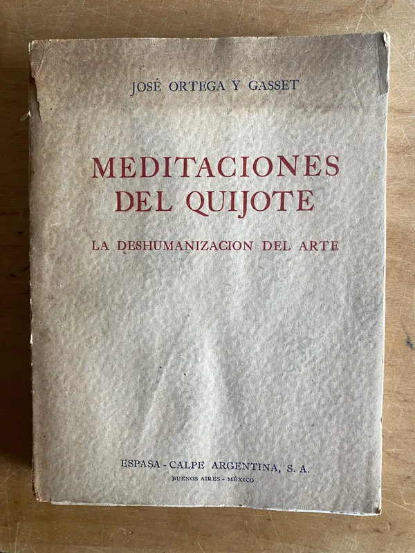 Meditaciones del quijote- Ortega y Gasset, Jose (3b1)