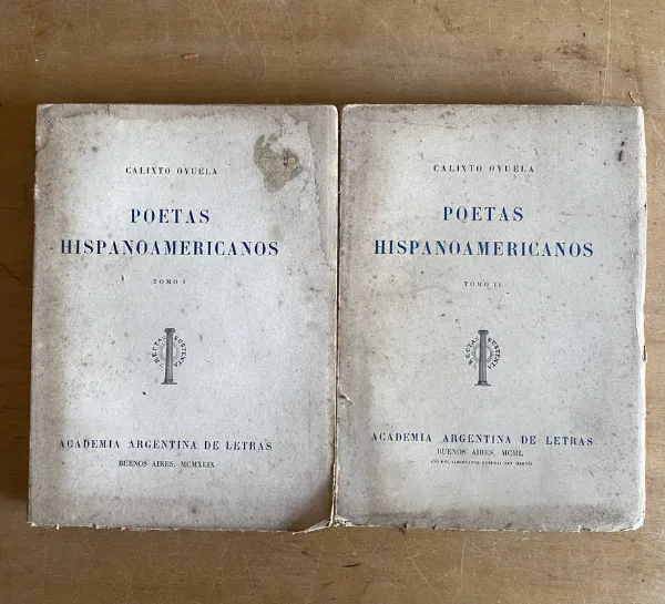 Tapa de Poetas hispanoamericanos - Oyuela, Calixto (3b4)
