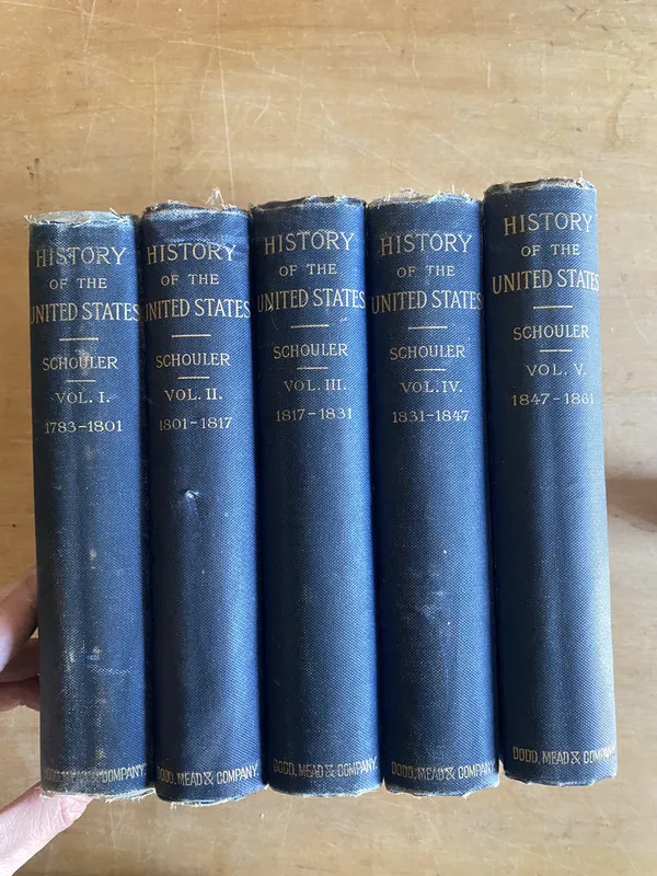 Tapa de History of the united states under the const- Schouler (3b3