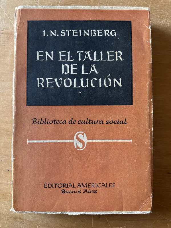 Tapa de En el taller de la revolucion - Steinberg, , I. N. (2u4)