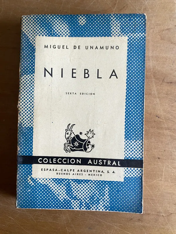Tapa de Niebla - De Unamuno, Miguel (3a5)