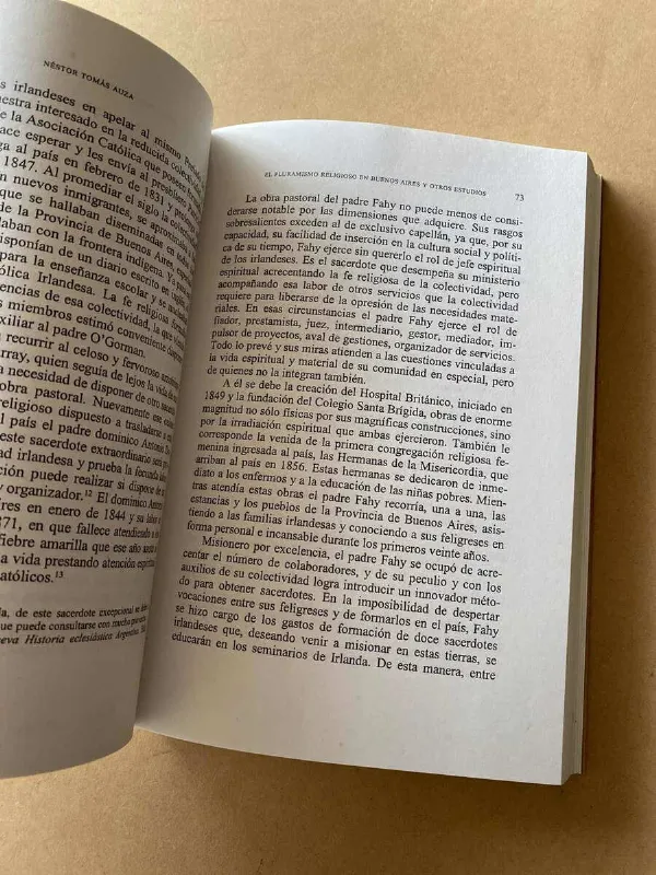 Historia Y Catolicidad 1869 - 1910 - Auza, Nestor Tomas (F6)