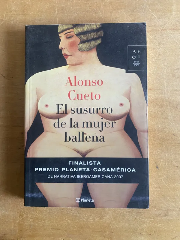 Tapa de El susurro de la mujer ballena - Cueto, Alonso (3d1)