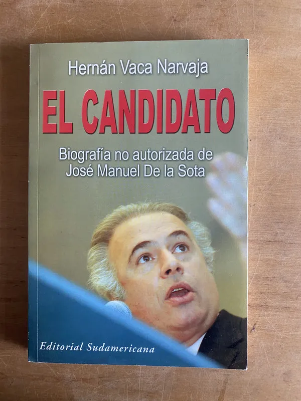 Tapa de El candidato - Vaca Narvaja, Hernan (3d2)