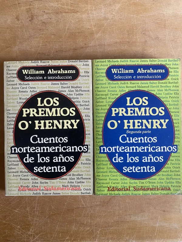 Tapa de Los premios o'henry - Abrahams (3d3)