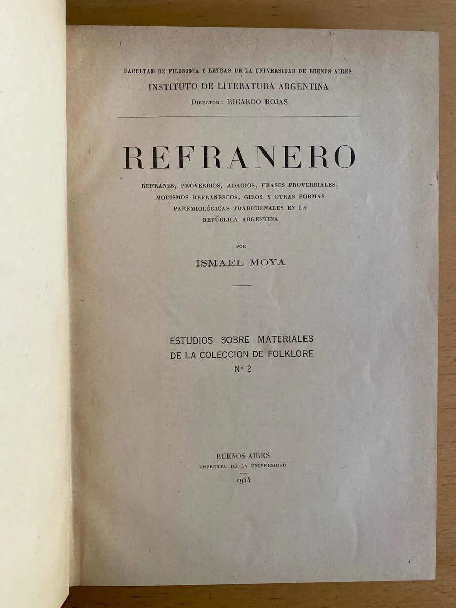 Refranero - Moya, Ismael (U4)