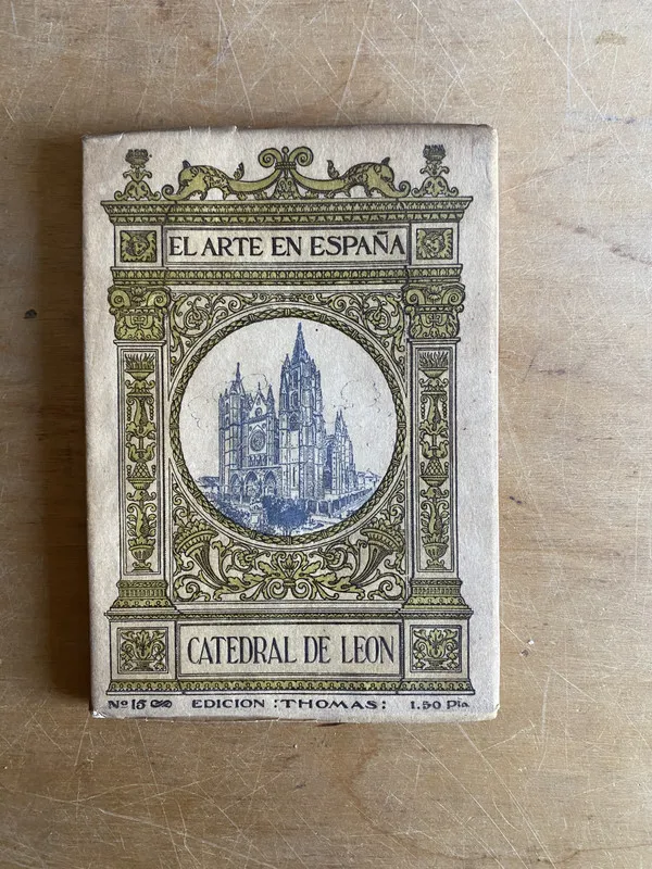 Tapa de El arte en españa. Catedral de leon - (3d7)