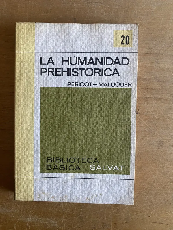 Tapa de La humanidad prehistorica - Pericot-Maluquer (3d8)