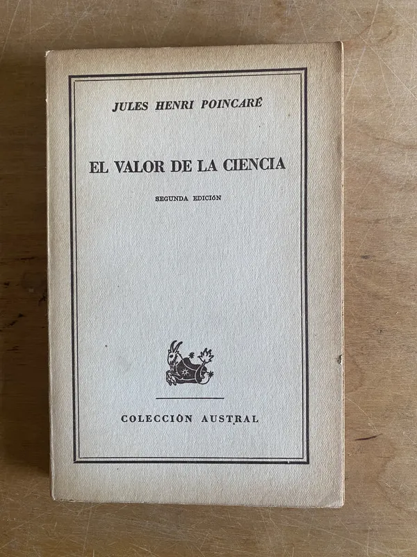 Tapa de El valor de la ciencia - Henri Poincare, Jules (3g2)