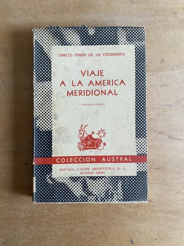Tapa de Viaje a la america meridional - De La Condamine (3g2)