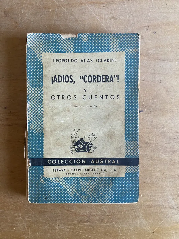 Tapa de ¡Adios, Cordera! y otros cuentos - Alas, Leopoldo (3g5)