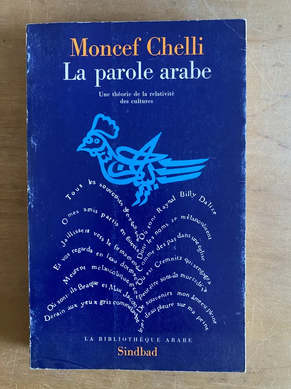 La parole Arabe. Une theorie de la relativite- Chelli (3g6)
