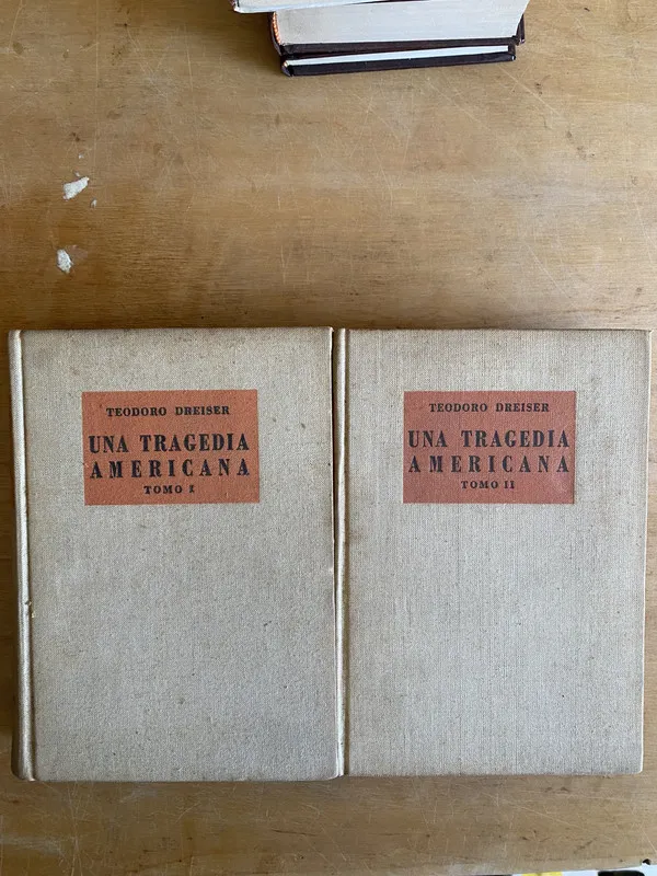 Tapa de Una tragedia Americana (Tomo I y II)- Dreiser, Teodoro (3g9
