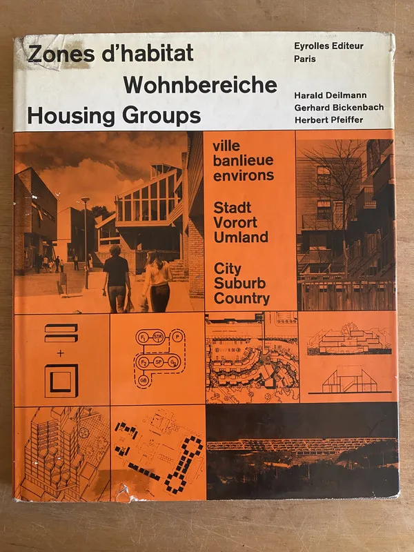 Tapa de Zones d'habitat Wohnbereiche Housing Groups - Deilmann (3h1