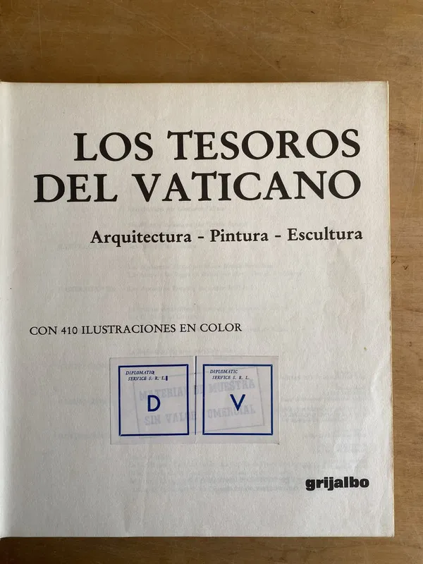 Tapa de Los tesoros del Vaticano. Arquitectura - Pintura (3h1)