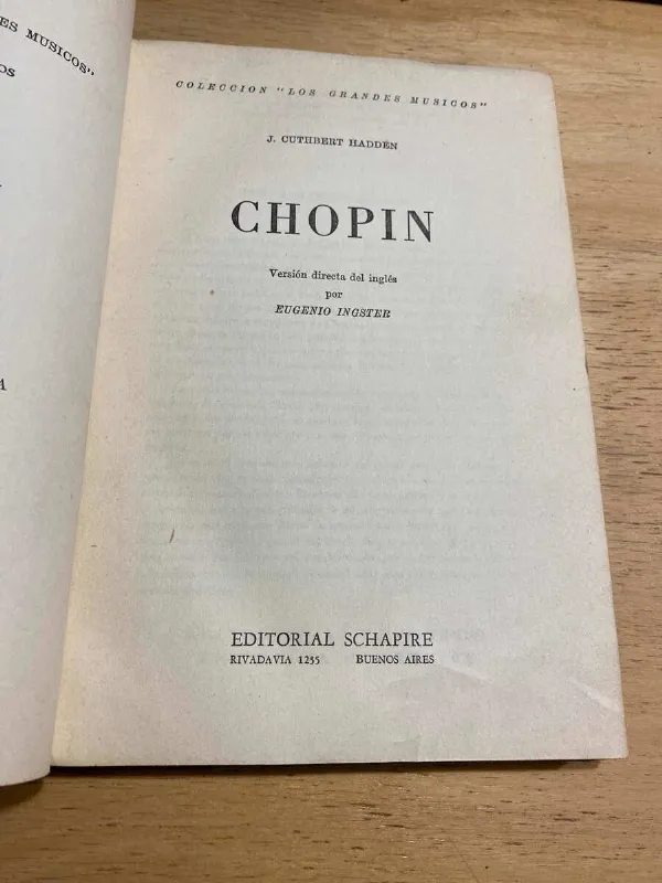 Chopin - Cuthbert Hadden, J. (O6)