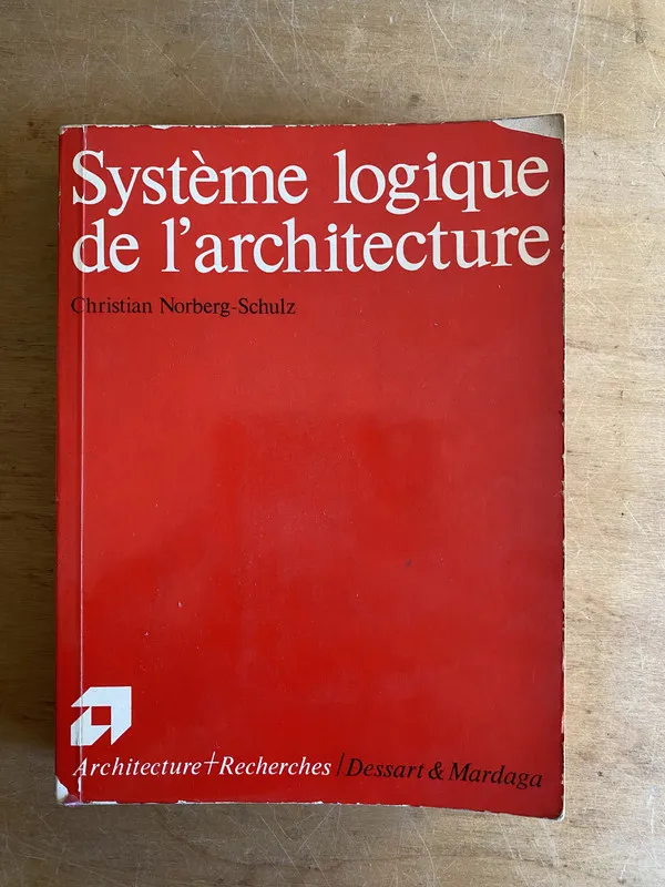 Systeme logique de l'architecture - Norberg Schulz (3h2)