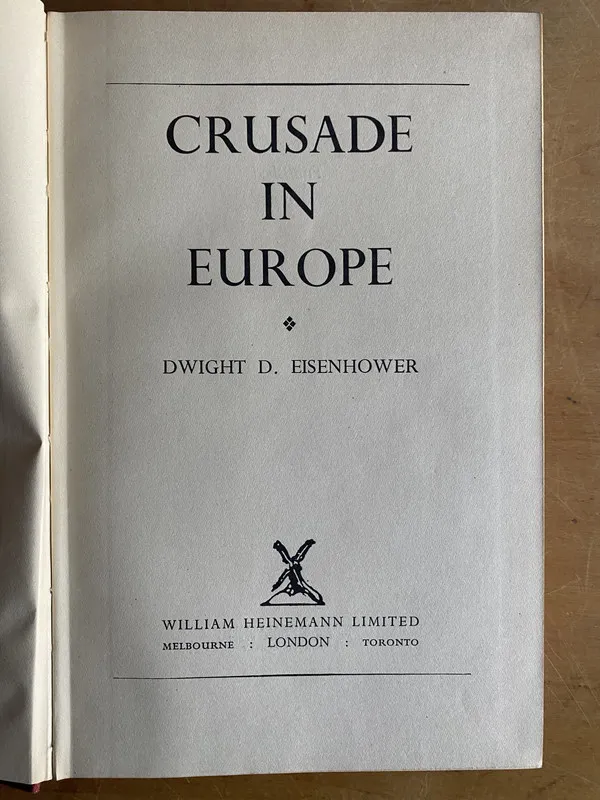 Crusade in europe - Dwight D. Eisenhower (3d7)
