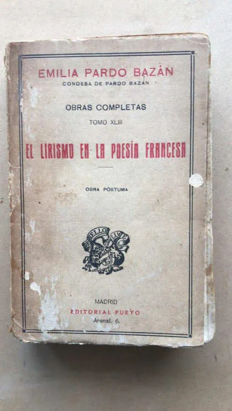 El Lirismo En La Poesia Francesa - Pardo Bazan, Emilia (n3)