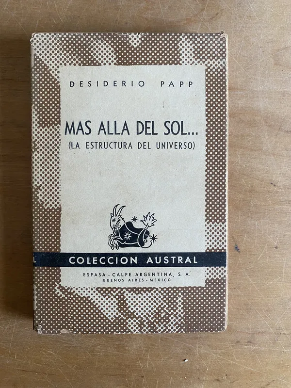 Tapa de Mas alla del sol...(La estructura del universo) - Papp (3g2