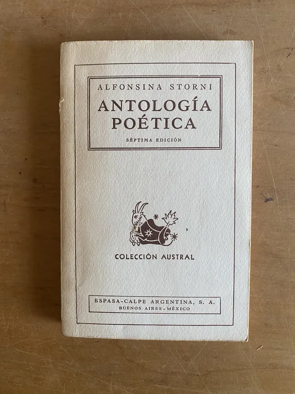 Antologia poetica - Storni, Alfonsina (3g5)