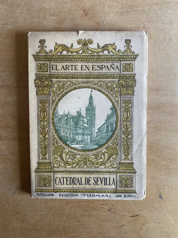 Tapa de El arte en españa, la catedral de sevilla - (3d4)