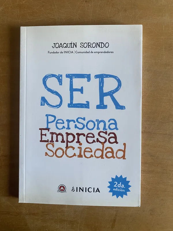 Ser persona empresa sociedad - Sorondo, Joaquin (3d2)
