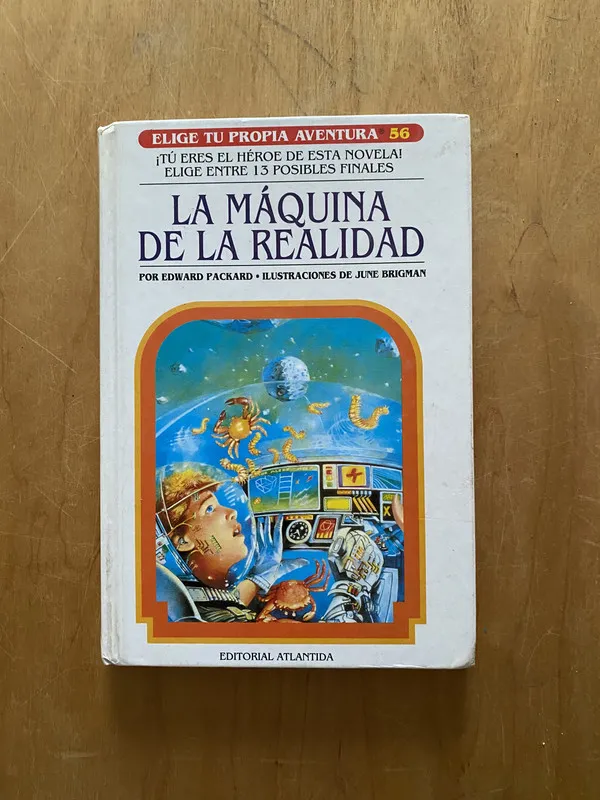 Tapa de La maquina de la realidad - Packard, Edward (2cf)