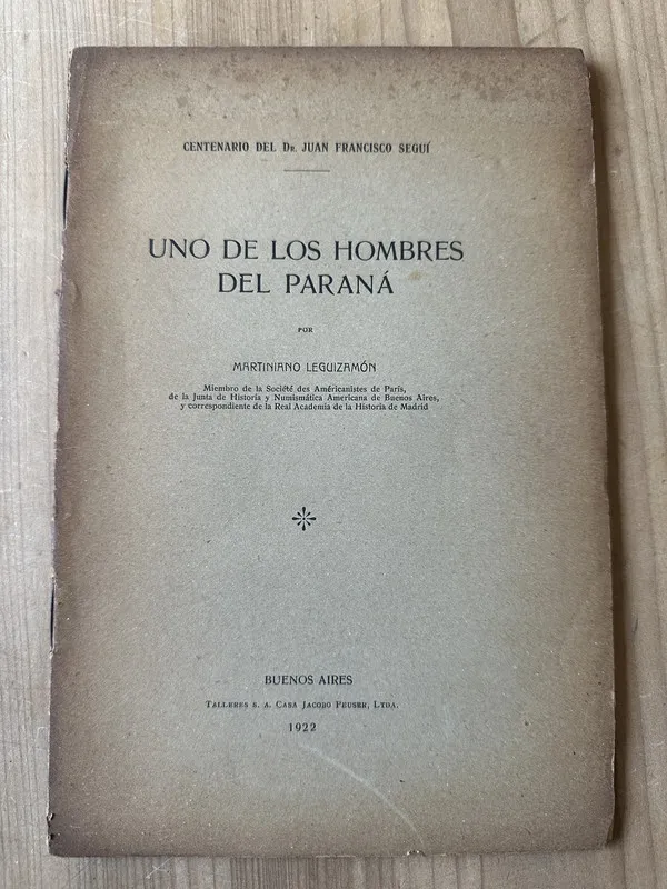 Uno de los hombres del Parana - Leguizamon, Martiniano (3j7