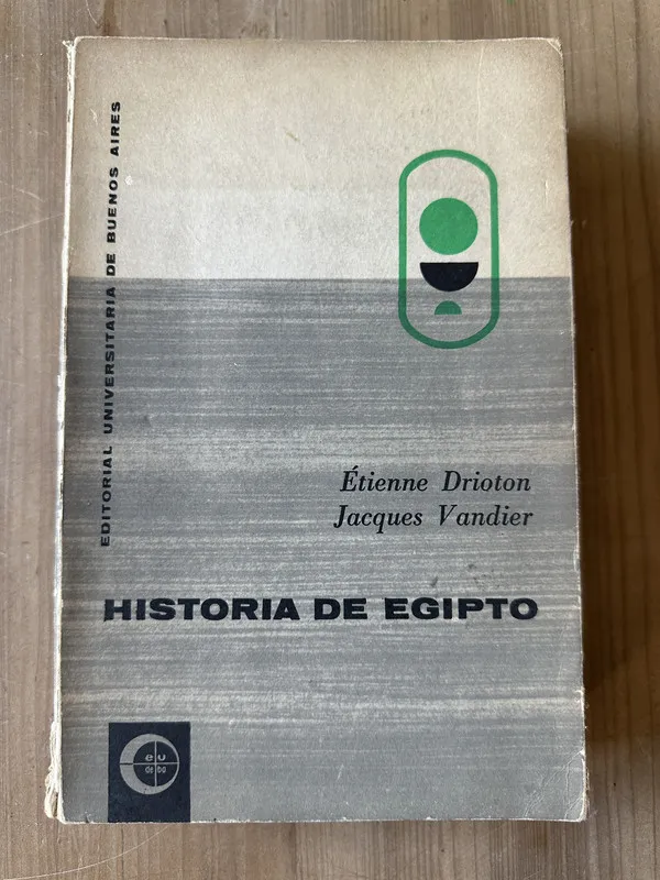 Tapa de Historia de Egipto - Drioton; Vendier (3j6)