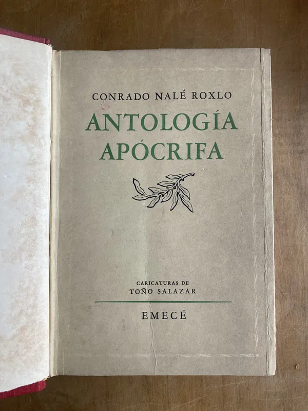 Antologia apocrifa - Nale Roxlo, Conrado (c1)