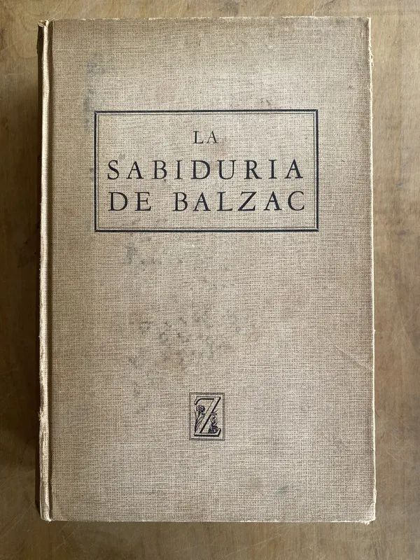 La Sabiduria de Balzac - Vaccaro, Alberto Jose (c2)