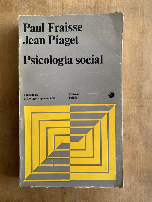 Tapa de Psicologia social - Fraisse; Piaget (c2)