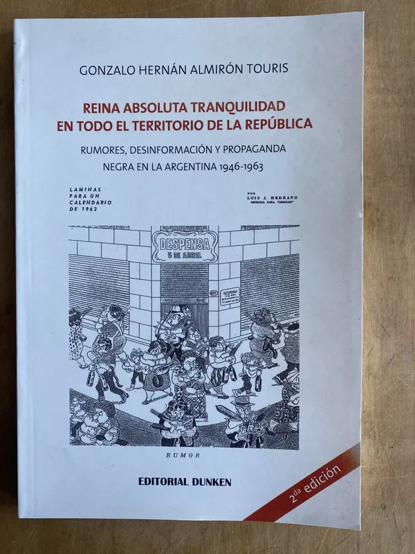 Tapa de Reina absoluta tranquilidad en todo - Almiron Touris (l6)