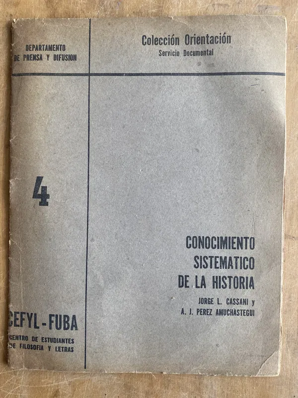 Conocimiento sistematico de la historia - Cassani (l6)