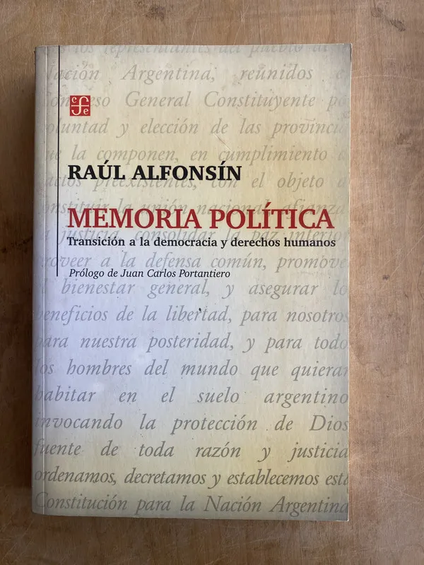 Memoria politica - Alfonsin, Raul (c7)