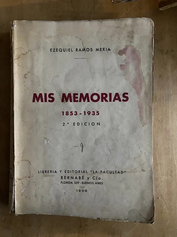 Mis Memorias 1853 1935 - Ramos Mexia, Ezequiel (n5)