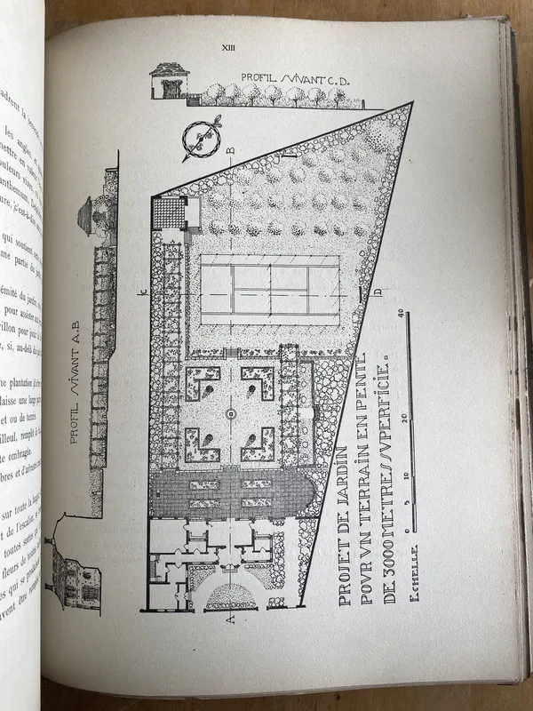 Tapa de Jardins, carnet de plans et dessins - Forestier, (n7)