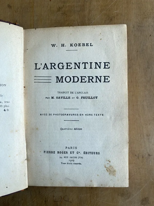 L'argentine Moderne - Koebel, W.H. (n7)