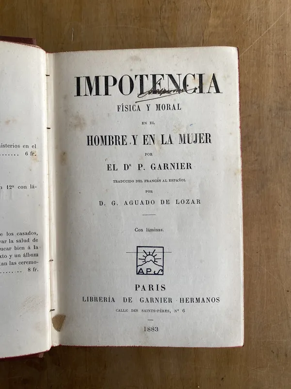 Impotencia fisica y moral - Garnier, P. (n7)