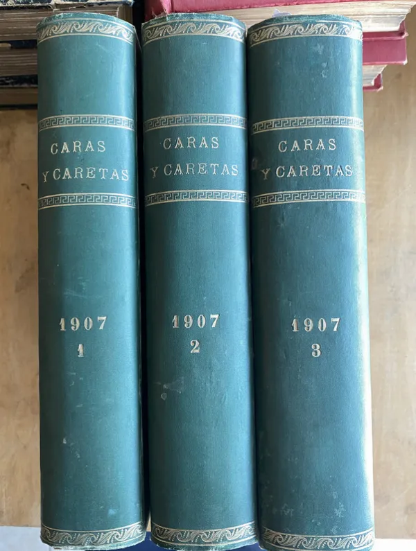 Tapa de Caras y Caretas Año 1907 30 num- Jose Sixto alvarez (P0)
