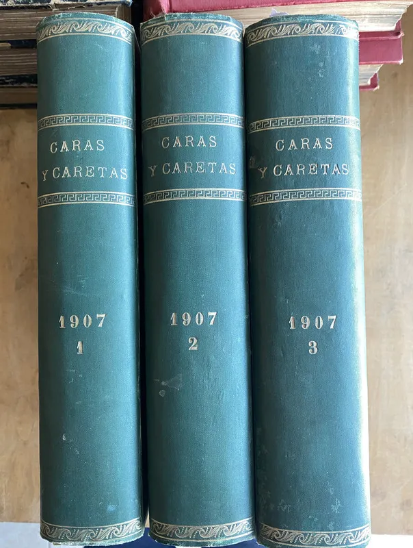 Caras y Caretas Año 1907 30 num- Jose Sixto alvarez (P0)