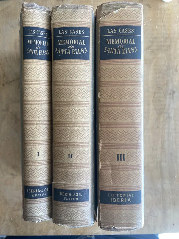 Tapa de Memorial de Santa Elena - Conde de las cases (JJ3)