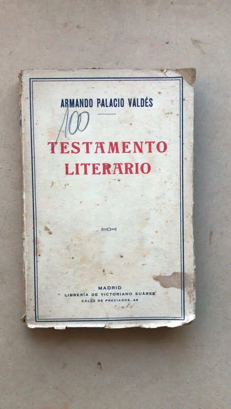 Testamento Literario - Palacio Valdes, Armando (aa3)