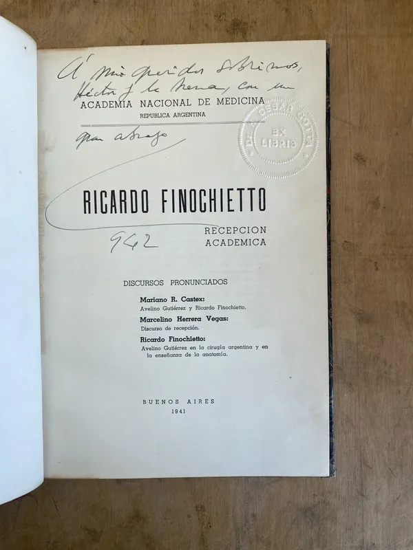 Ricardo Finochietto recepcion academica - Castex (ii1)