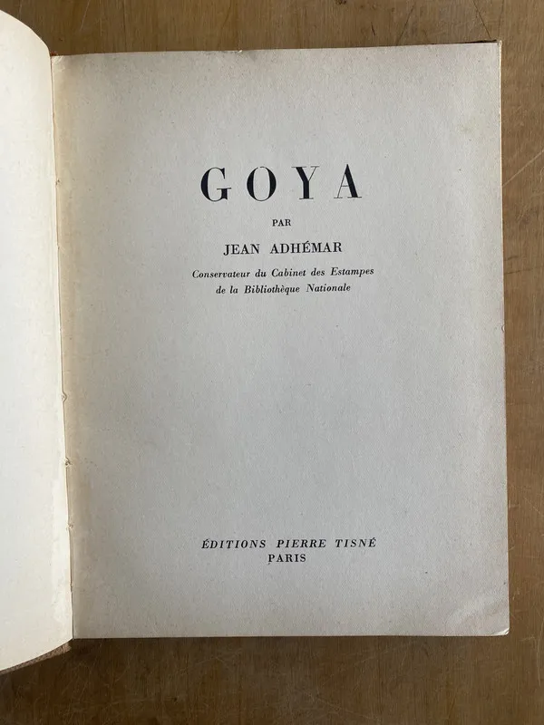 Goya - Adhemar, Jean (PYO5)