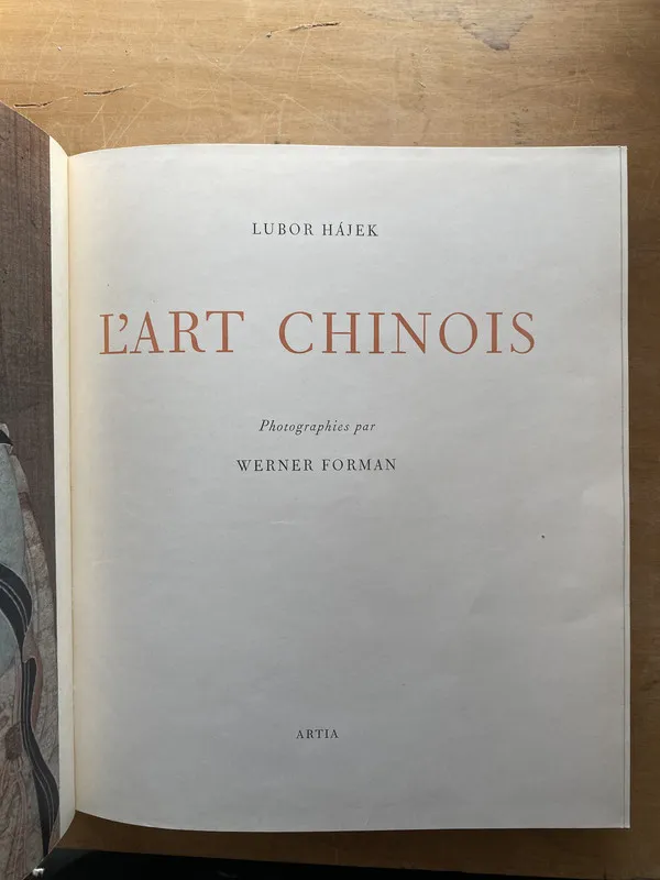 L'art Chinois - Hajek, Lubor (m7)