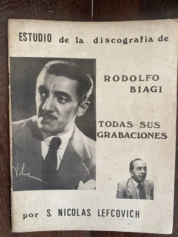 Estudio de la discografia de Rodolfo Biagi - Lefcovich (m7)